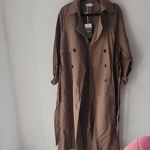 In Loom  Classic Brown Trench Coat